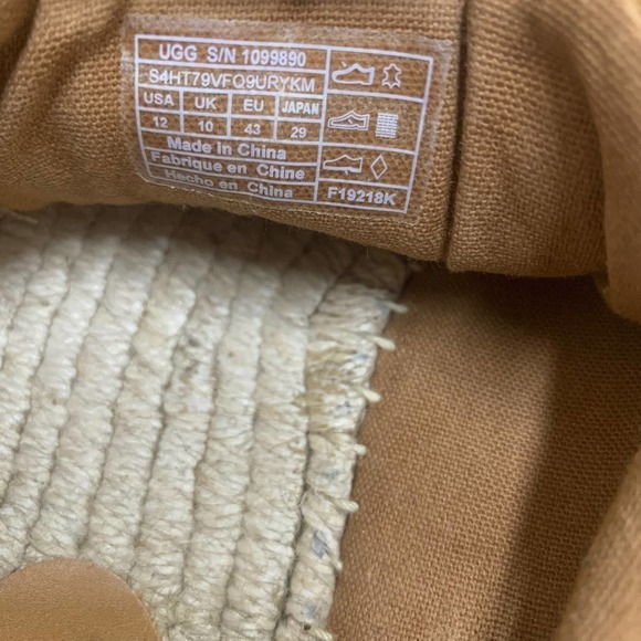 Ugg "Brianna" Espadrille Sneakers Chestnut Suede SZ US 12 - Picture 3 of 8